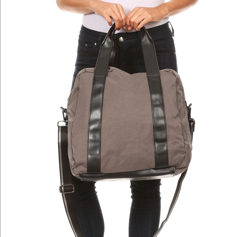 Grey Travel Tote